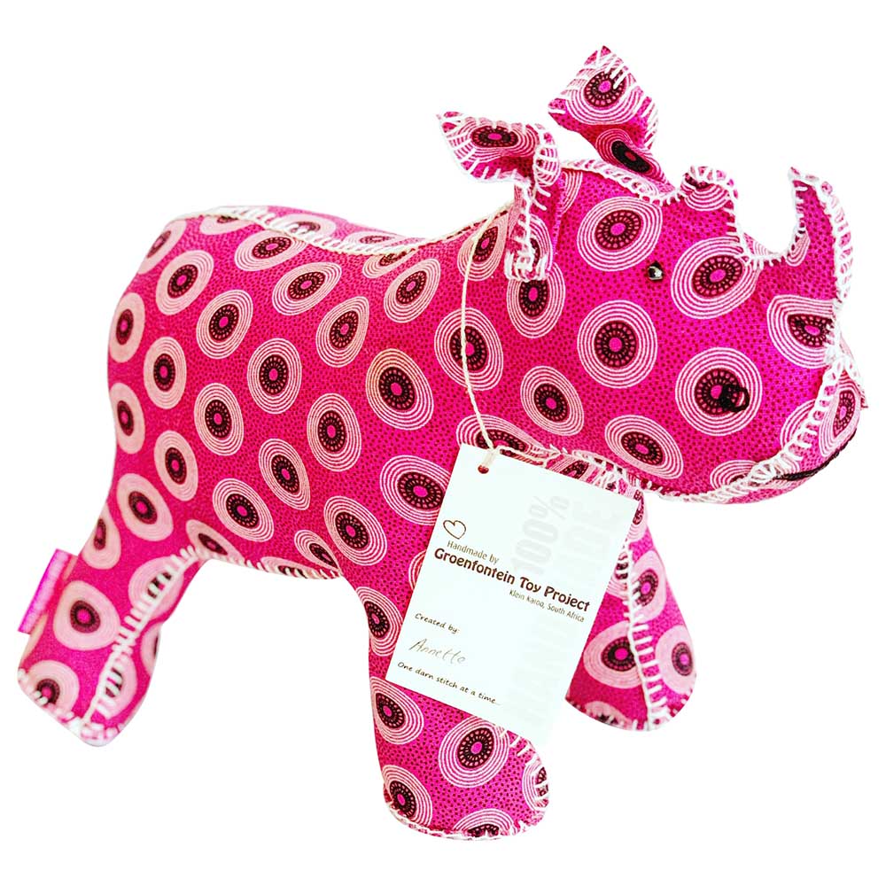 Toy Project - Quirky Rhino - Pink