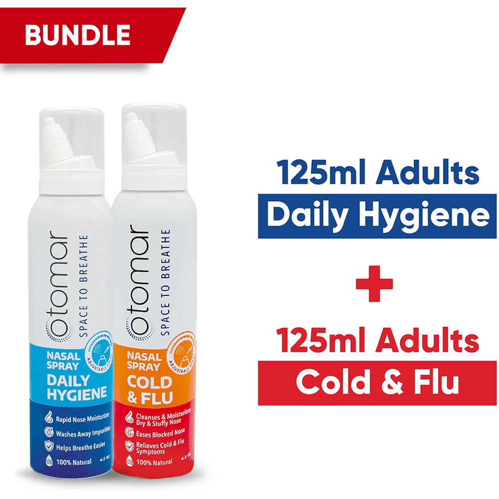 Otomar - Adults Total Care Nasal Sprays 125ml - Pack of 2