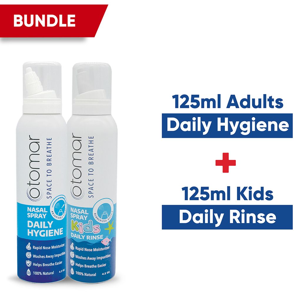 Otomar - Family Hygiene Nasal Sprays 125ml - Pack of 2