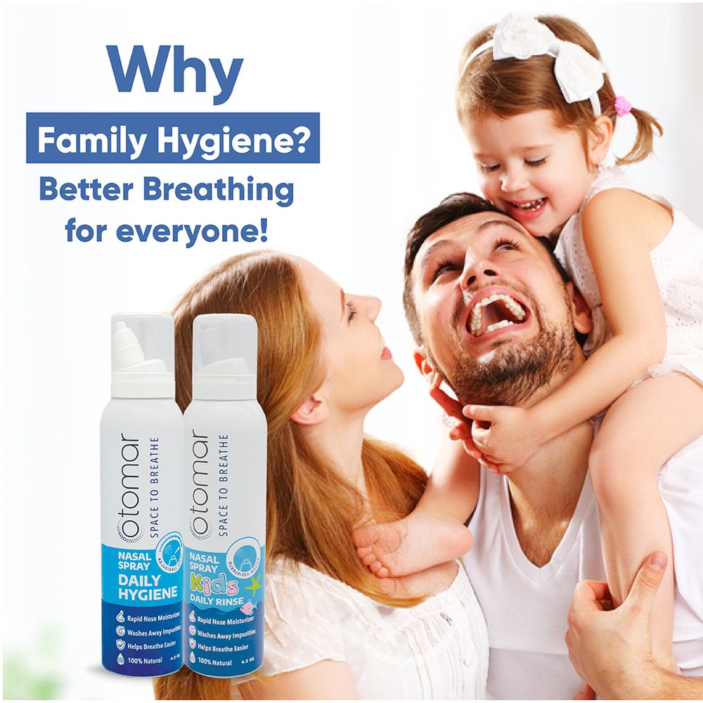 Otomar - Family Hygiene Nasal Sprays 125ml - Pack of 2
