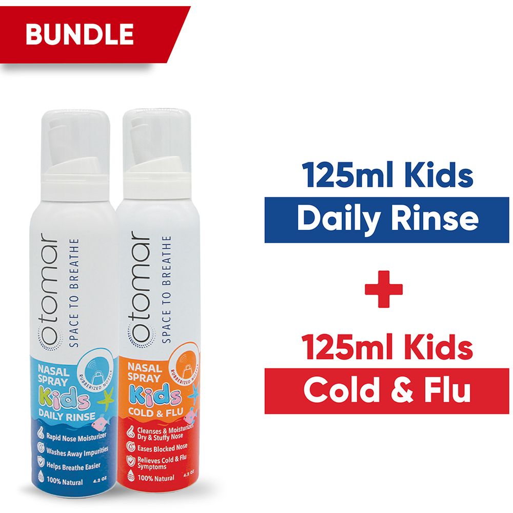 Otomar - Kids Total Care Nasal Sprays 125ml - Pack of 2