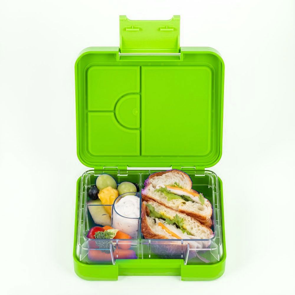 Skool Box Buy Rainbow Skool - 4-6 Compartment Lunch Box - Pineapple - Green in ...
