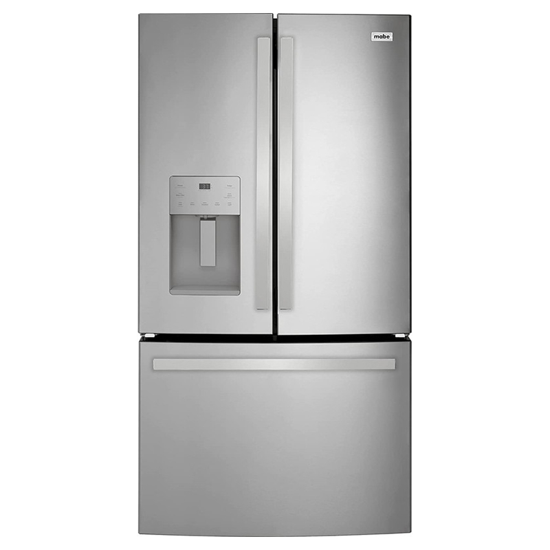Mabe 3 Door Refrigerator Stainless Steel With Bottom Freezer