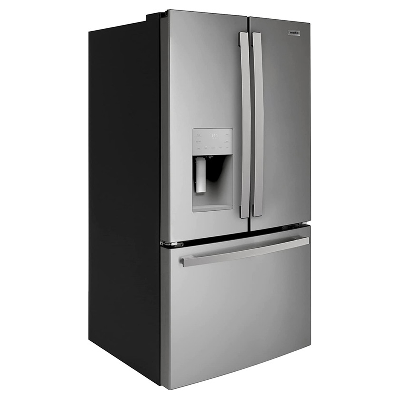 Mabe 3 Door Refrigerator Stainless Steel With Bottom Freezer