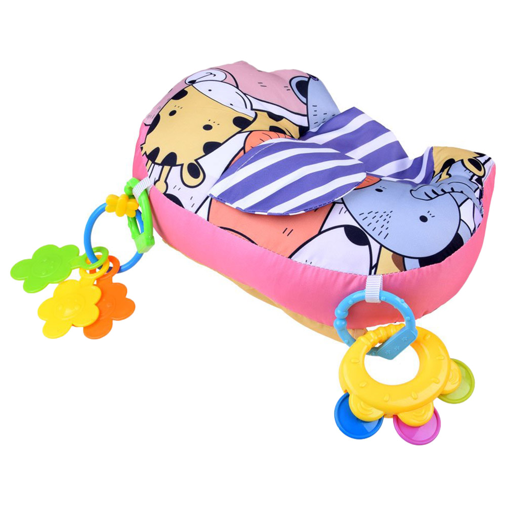 Little Angel Baby Tummy Time Pillow & Seated Support Toy Set