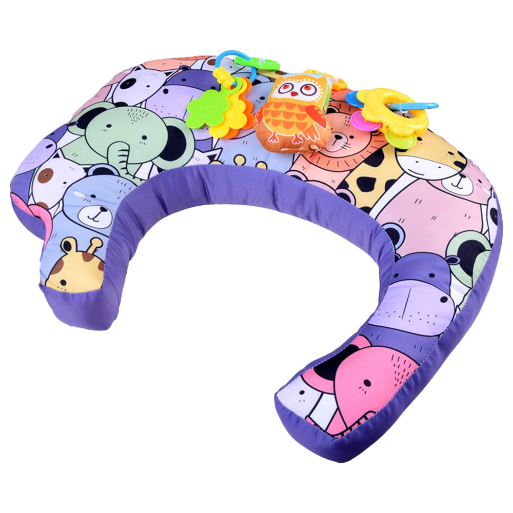 Little Angel Baby Tummy Time Pillow & Seated Support Toy Set