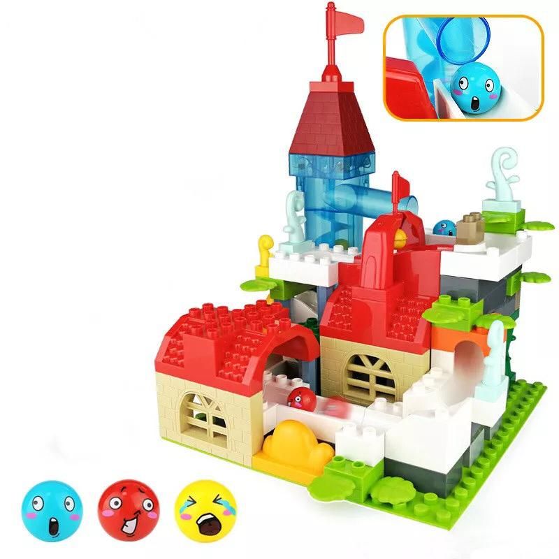 Spring Flower - Kids Building Blocks Castle Set Toy Play