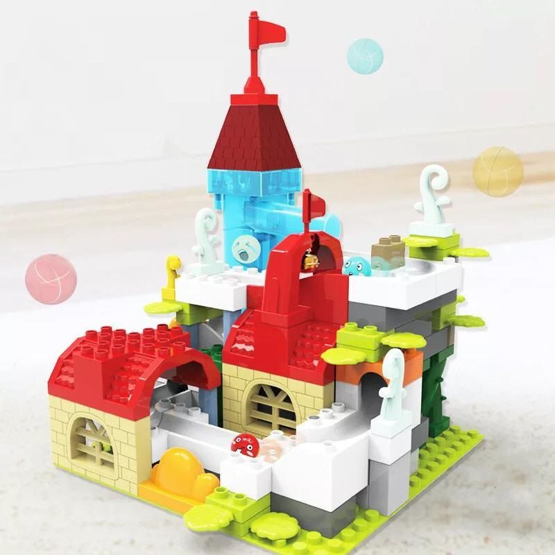 Spring Flower - Kids Building Blocks Castle Set Toy Play