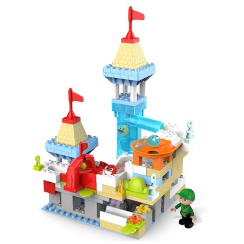 Spring Flower - Kids Building Blocks Castle Play Set Toy