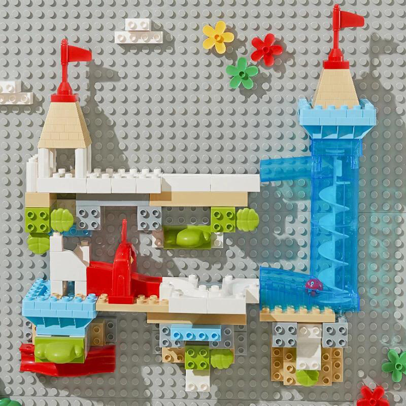Spring Flower - Kids Building Blocks Castle Play Set Toy