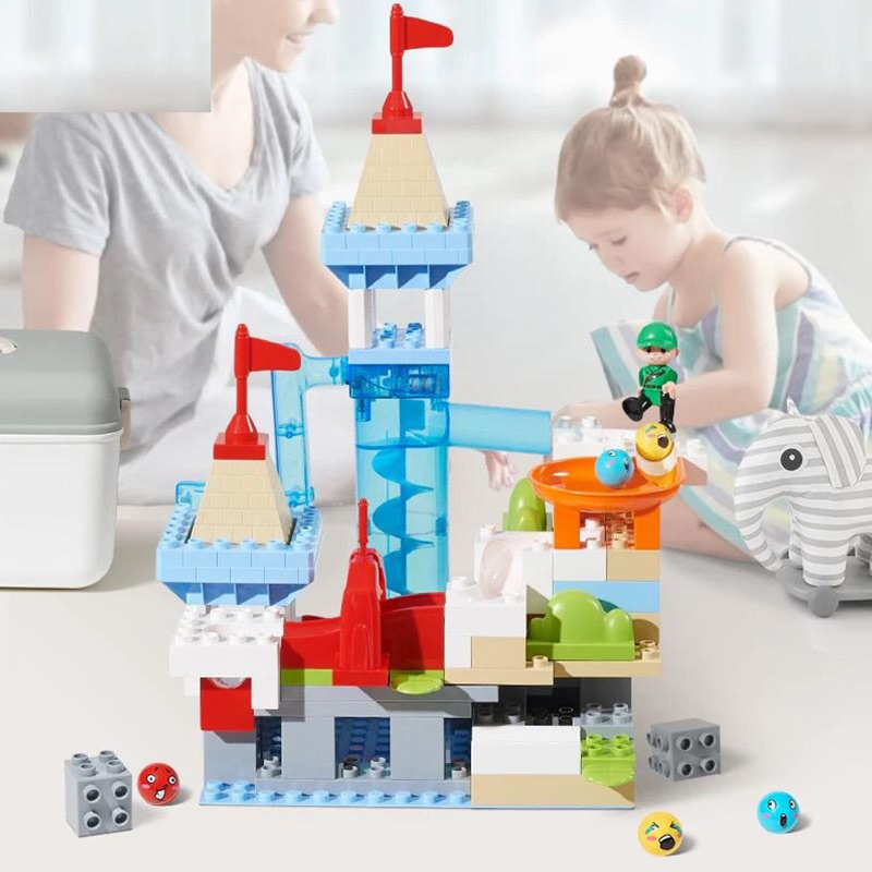 Spring Flower - Kids Building Blocks Castle Play Set Toy