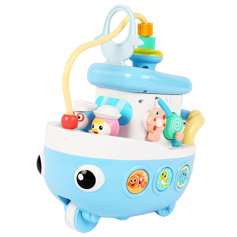 Baoli - Baby Musical Boat Activity Toy Learning Play Set - Blue