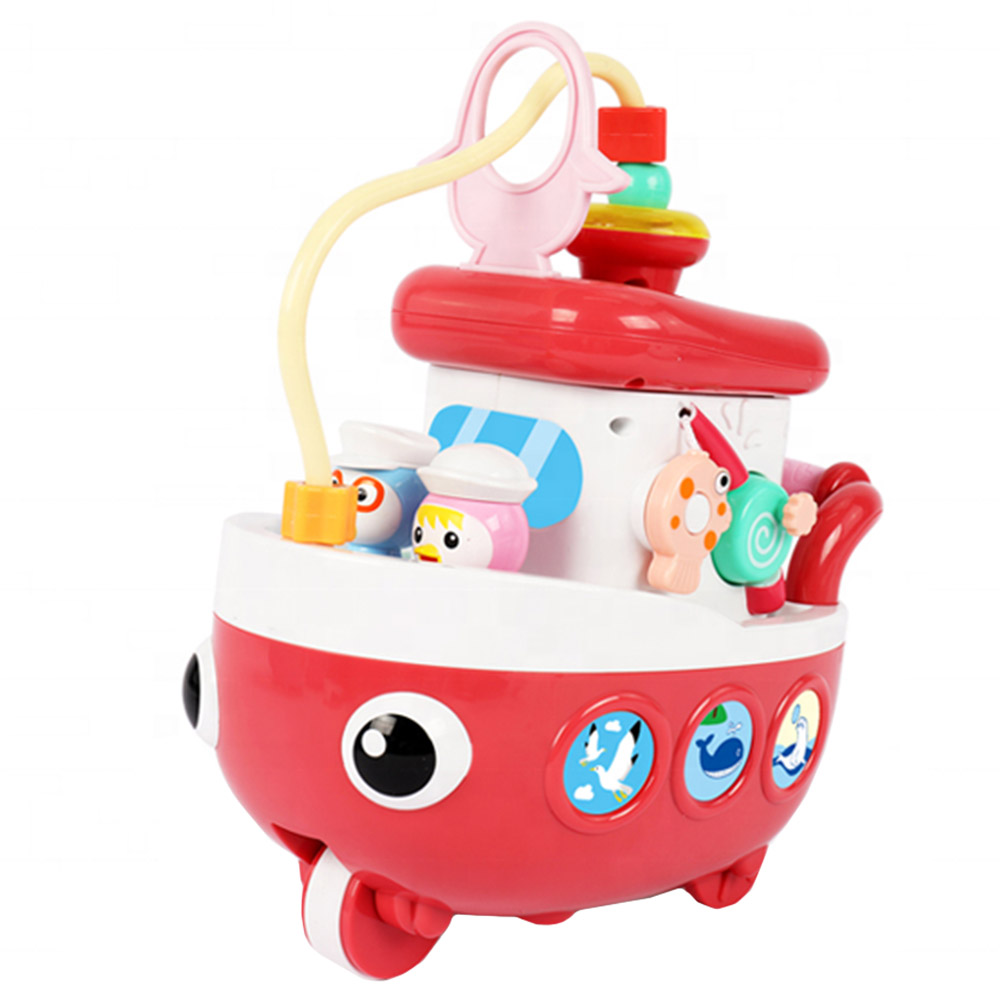 Baoli - Baby Musical Boat Activity Toy Learning Play Set - Red