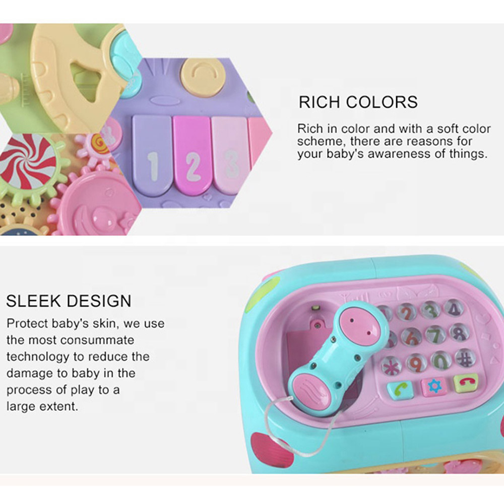 Spring Flower - Baby Activity Cube Learning Toy - Color