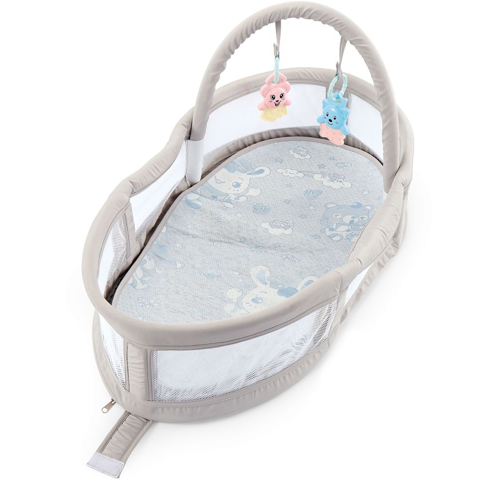 Little Angel Baby Sleeping Bed And Bassinet Grey