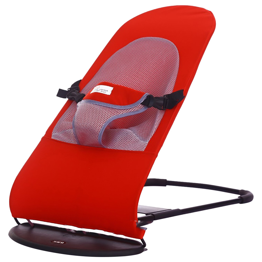 Little Angel - Baby Bouncer Rocker With Toy Bar - Red