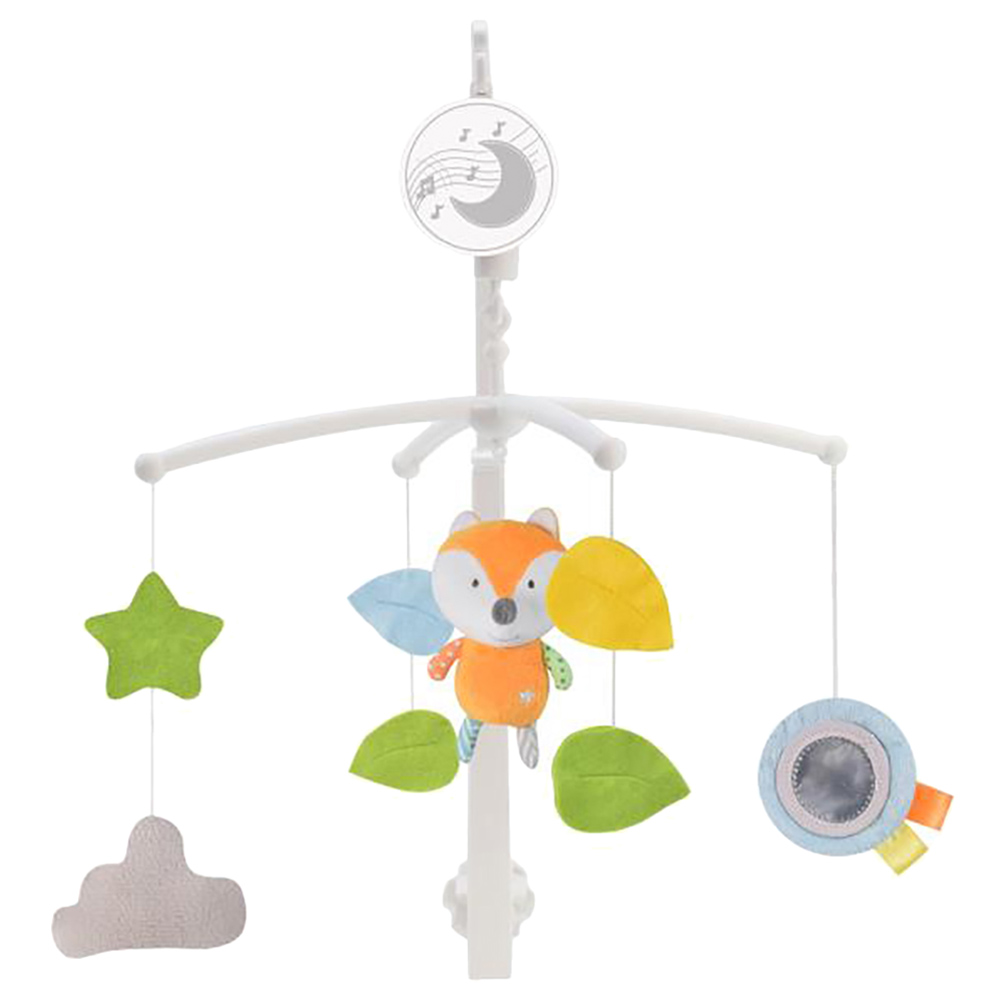Konig Kids - Fox Musical Cot Mobile w/ Plush Hanging Toys