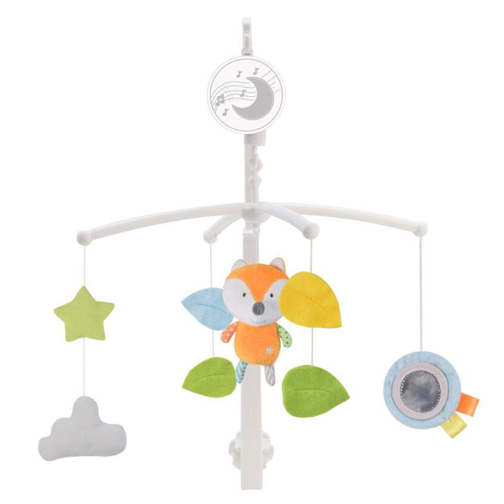 Konig Kids - Fox Musical Cot Mobile w/ Plush Hanging Toys