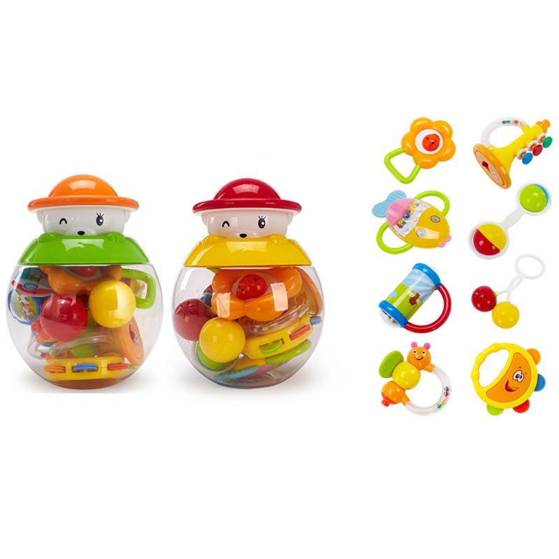 Goodway - Baby Rattle Toy Gift Set With Storage Ball - Orange