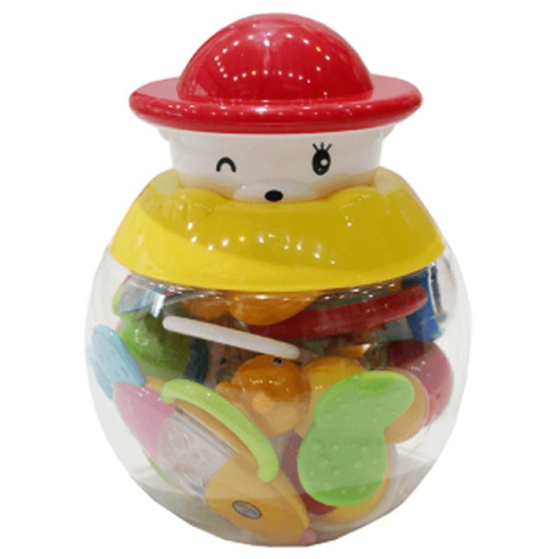 Goodway - Baby Rattle Toy Gift Set With Storage Ball - Yellow