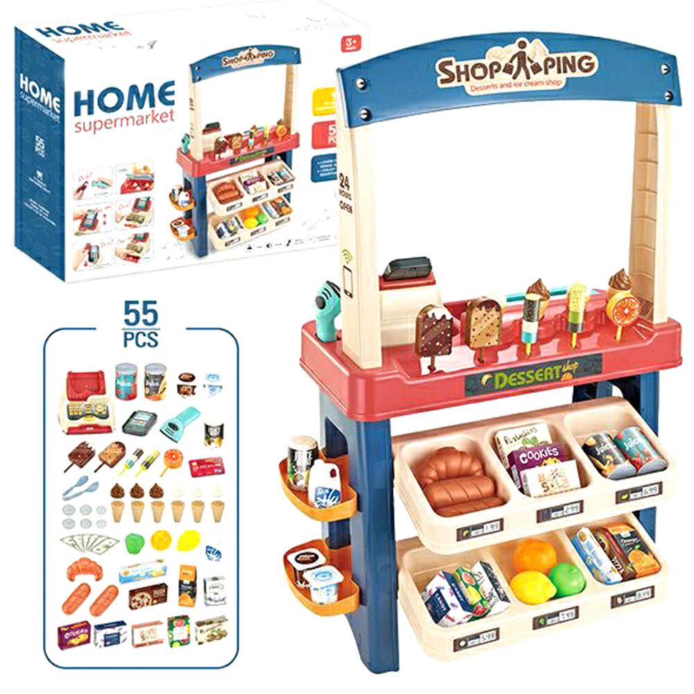 Little Angel Kids Toys Dessert Shop Playset With Ice Cream