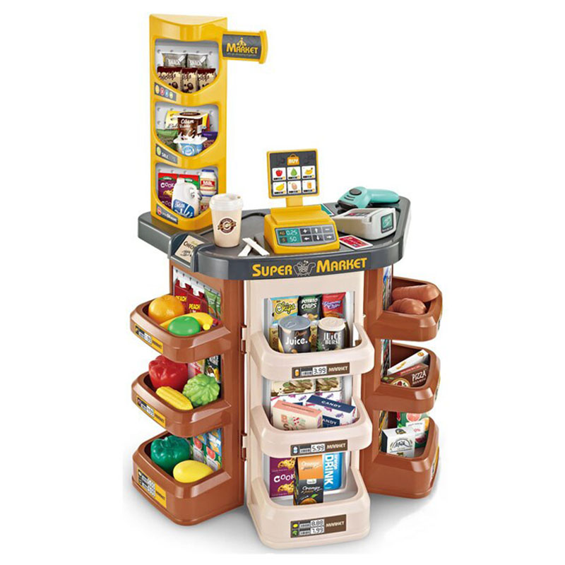 Little Angel Kids Supermarket Shopping Playset With Scanner