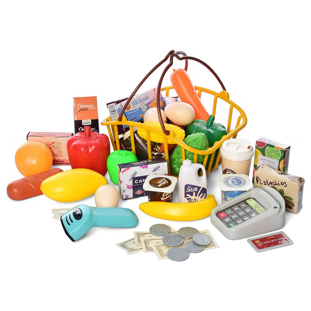 Little Angel Kids Supermarket Shopping Playset With Scanner