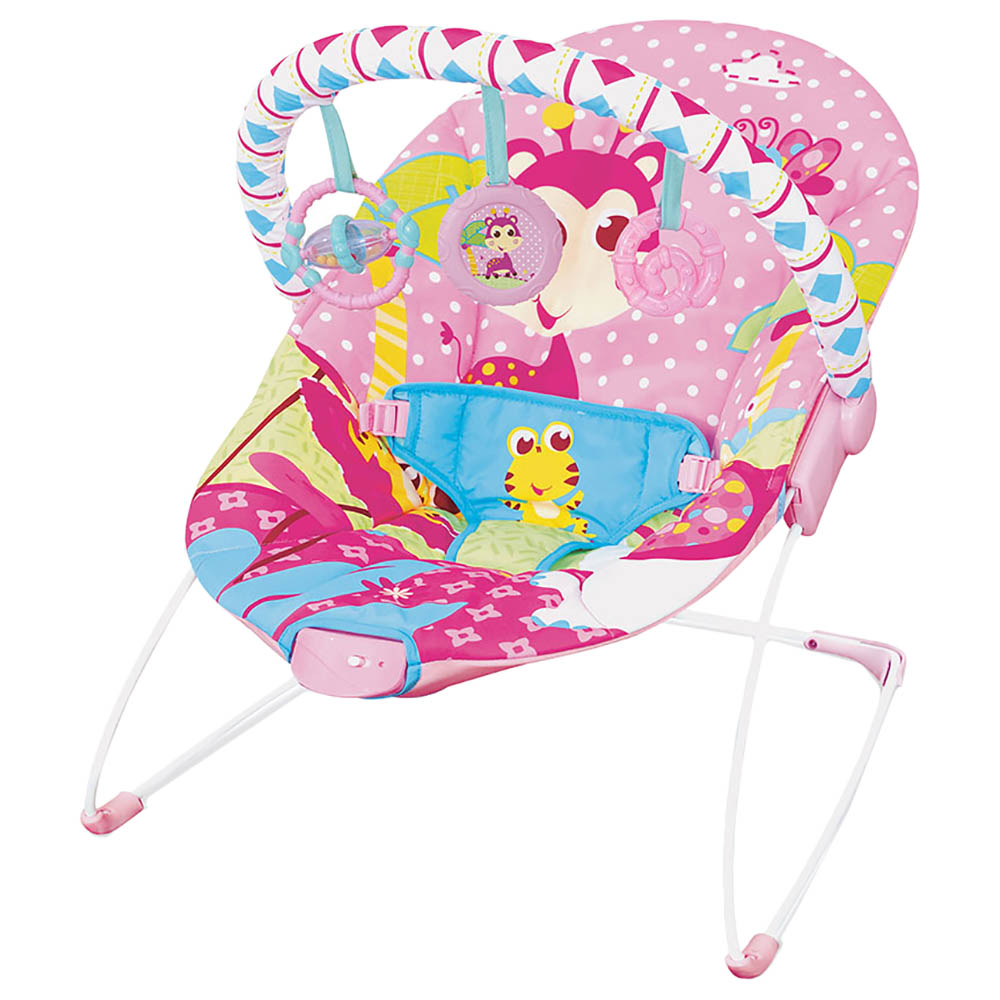 Mastela - Baby Bouncer WithVibrating For Newborn - Pink