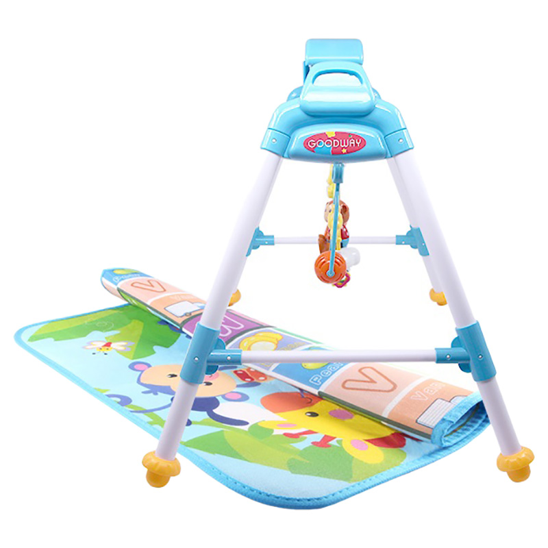 Goodway - Baby Play Gym Activity Center With Hanging Toys - Blue