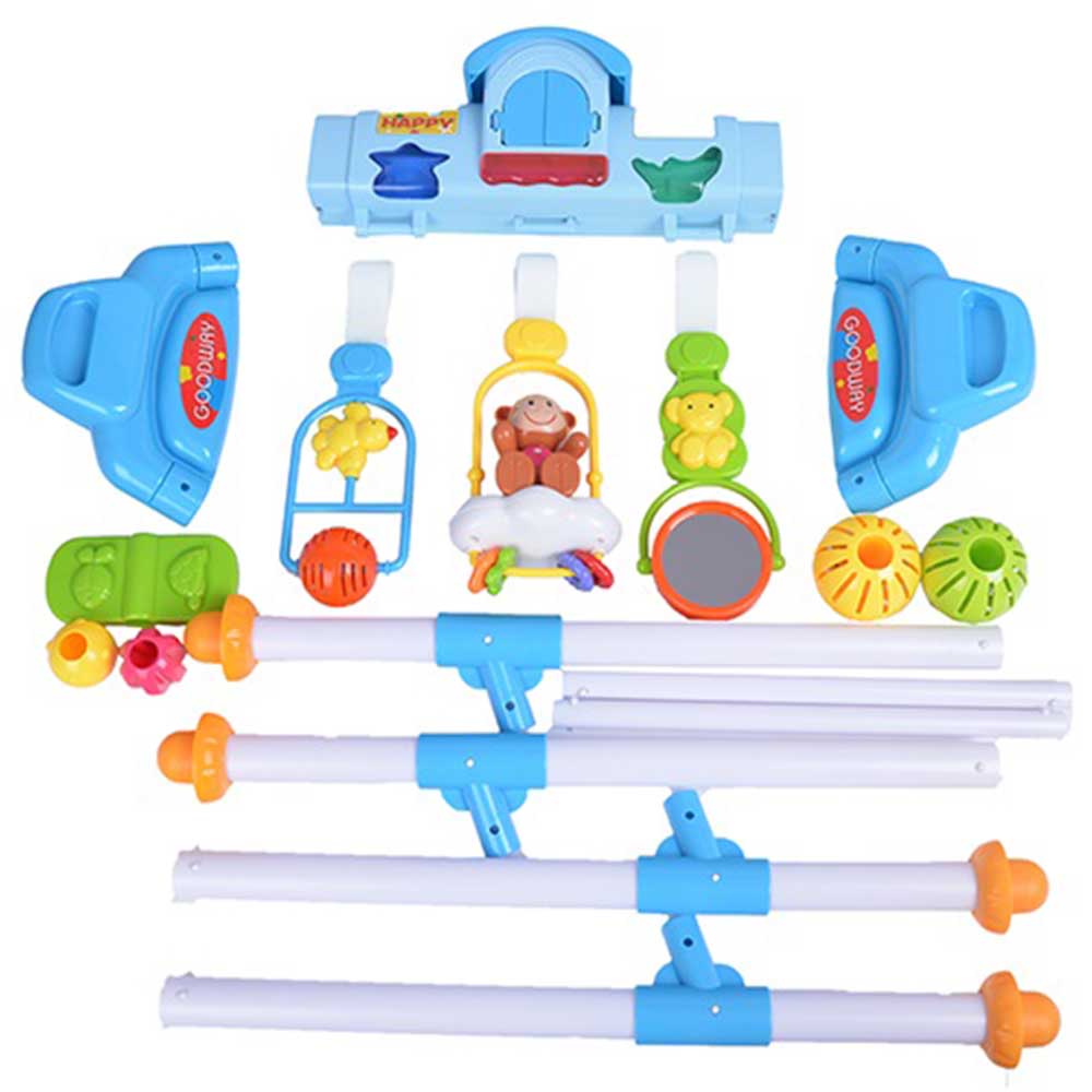 Goodway - Baby Play Gym Activity Center With Hanging Toys - Blue