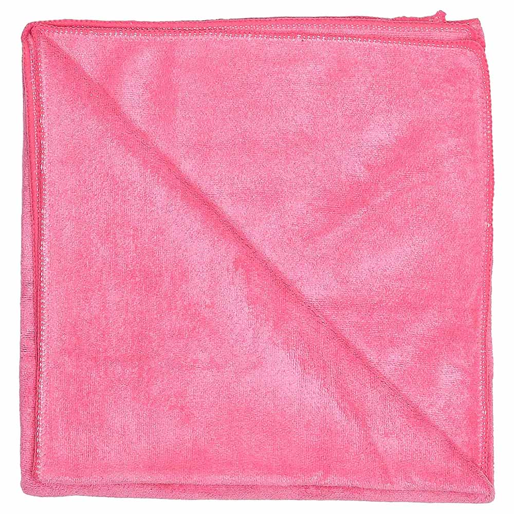 Night Angel - Super Soft Baby Bath Towel - Dark Pink