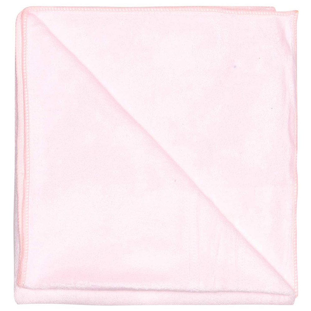 Night Angel - Super Soft Baby Bath Towel - Light Pink