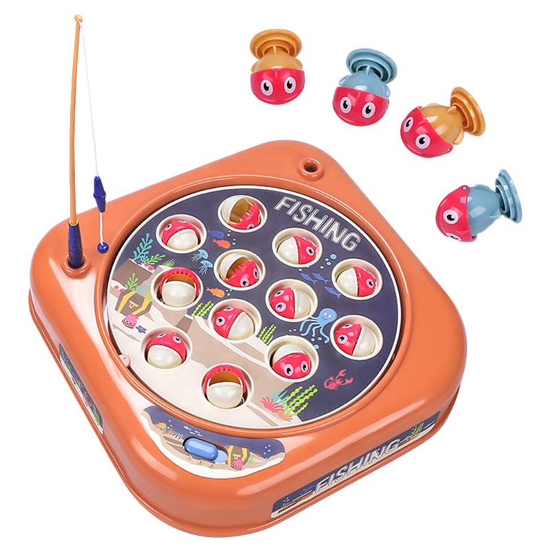 Goodway - Kids Fishing Game Toy With Magnetic Rod & Rotating Fish