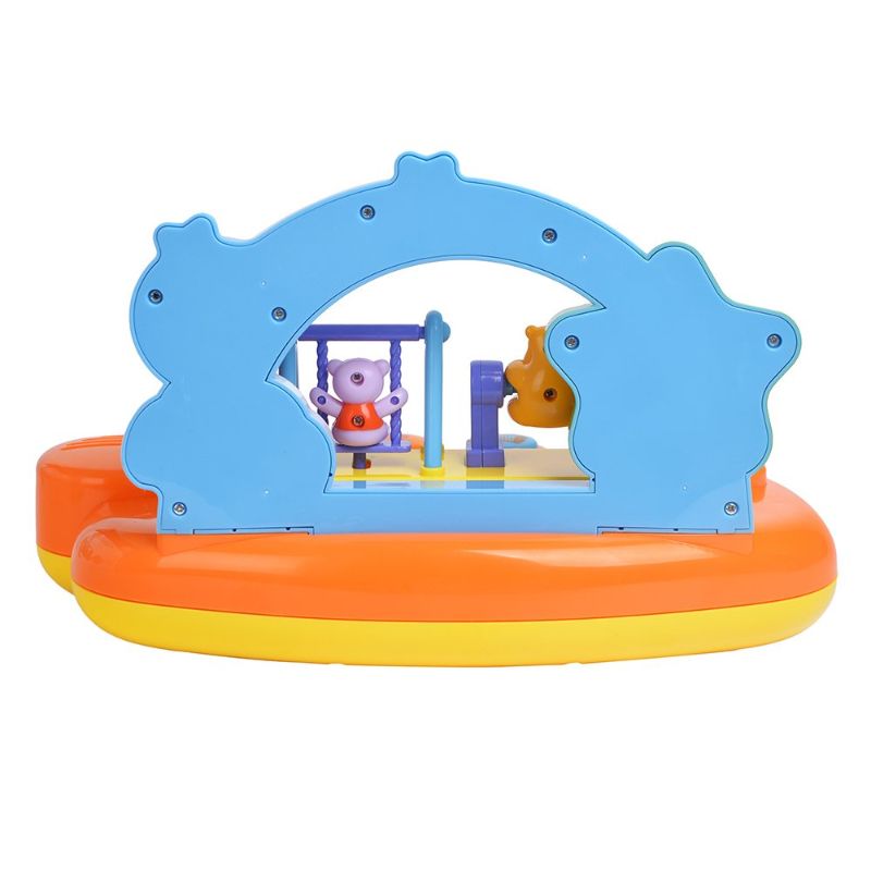 Goodway - Baby Musical Piano Toy With Animal Swing & Lights - Orange