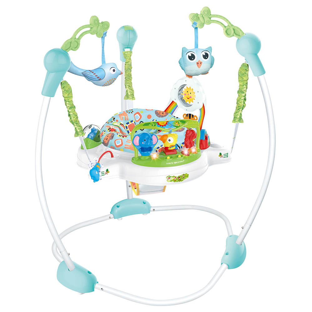 Little Angel Baby Jumper & Activity Bouncer Seat With Toys - Blue