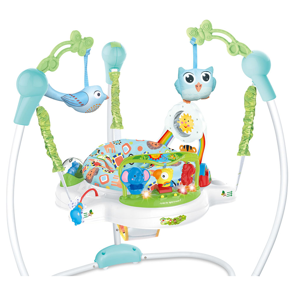 Little Angel Baby Jumper & Activity Bouncer Seat With Toys - Blue