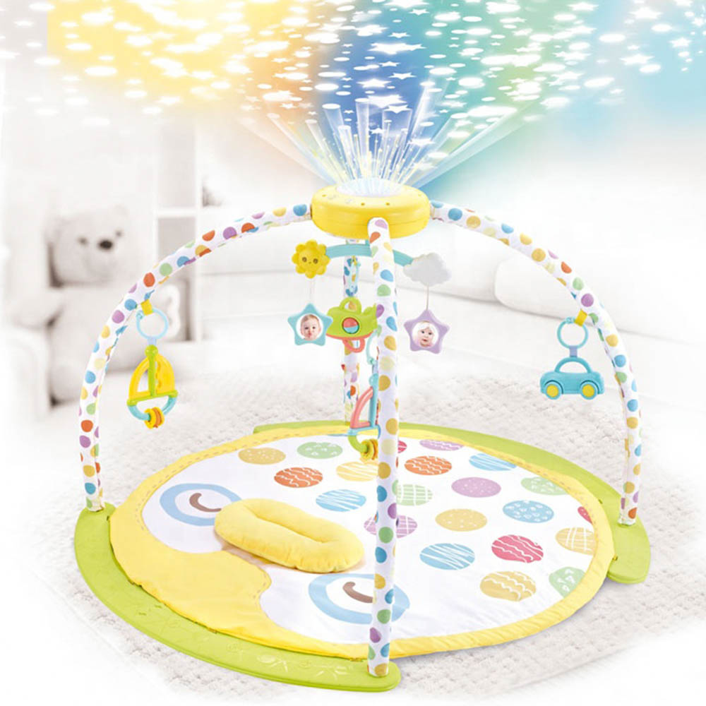 Goodway - Baby Musical Play Gym Activity Mat With Hanging Toys