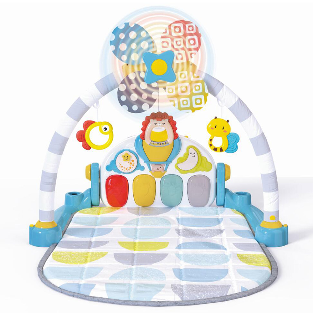 Goodway - Baby Musical Play Gym Activity Mat With Piano & Lights