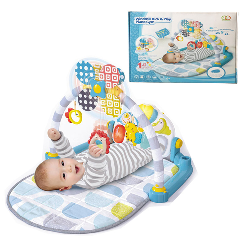 Goodway - Baby Musical Play Gym Activity Mat With Piano & Lights