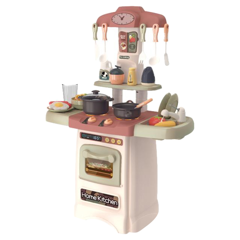 Beibe Good - Electric Kitchen Playset With 29 Accessories - Beige