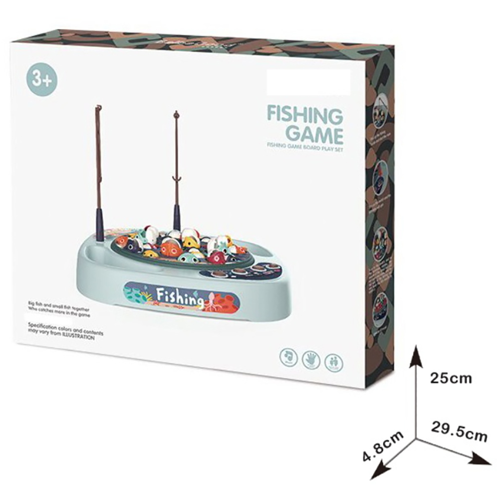 Beibe Good - Fishing Game With 27 Accessories - Blue