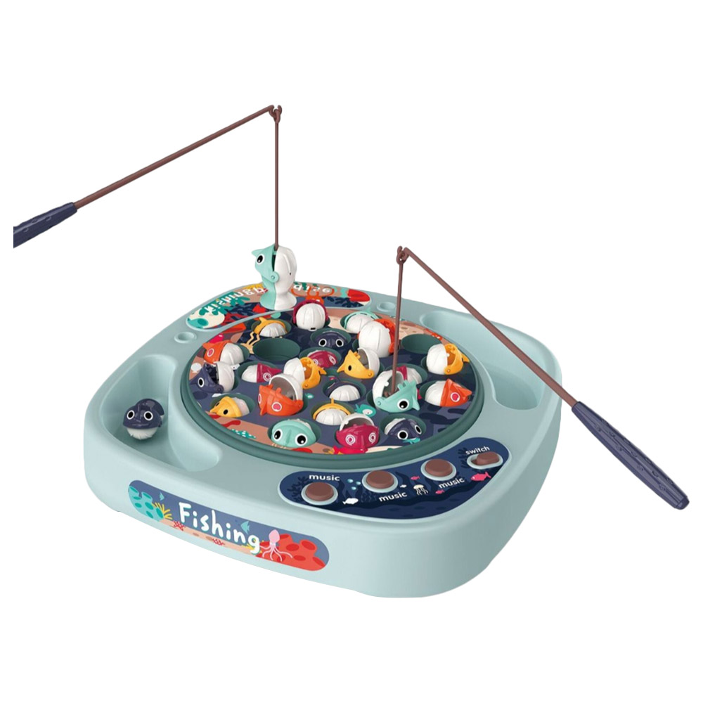 Beibe Good - Fishing Game With 27 Accessories - Blue