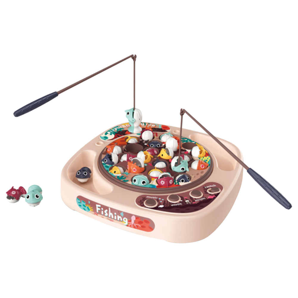 Beibe Good - Fishing Game With 27 Accessories - Beige
