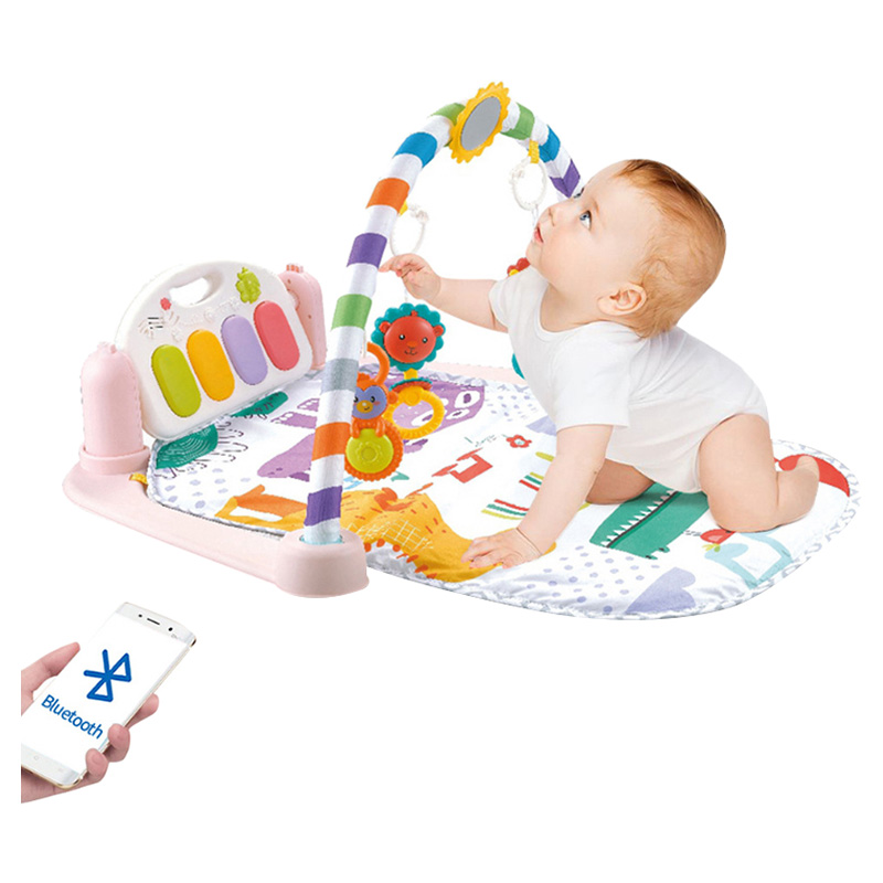 Little Angel Baby Play Mat Activity Gym With Bluetooth - Pink