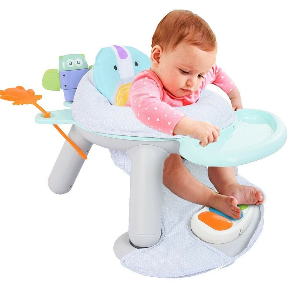 Little Angel Baby Feeding Chair 2-In-1 Booster Seat & Activity Center