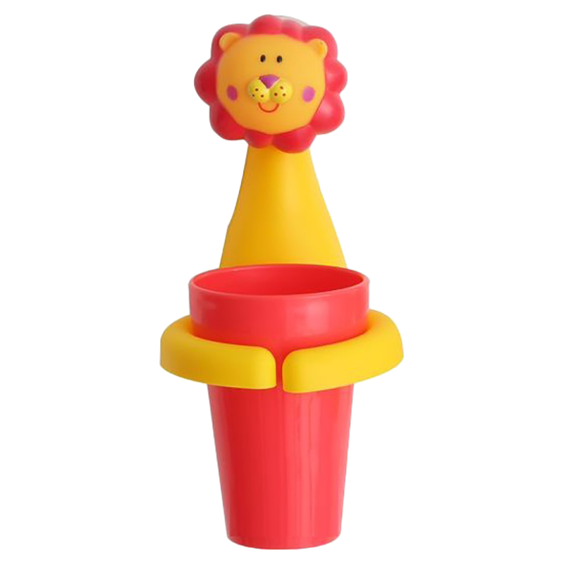 Little Angel Kids Toothbrush & Cup Holder Animal Design - Lion