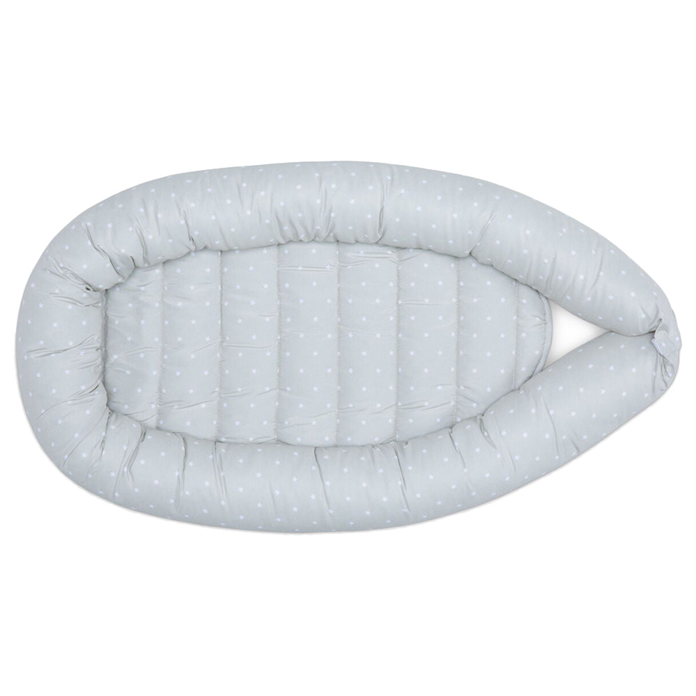 Little Angel BabyLounger Nest Newborn Sleeper Pod Bed Grey Star