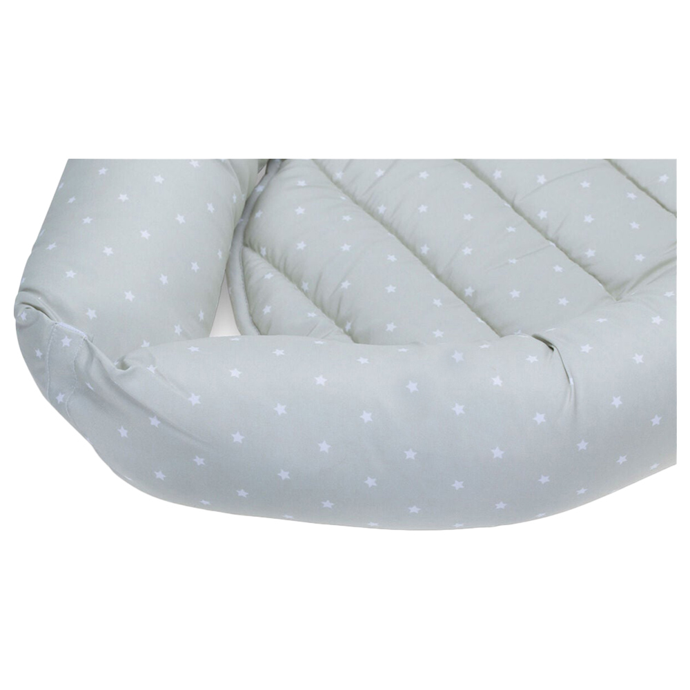 Little Angel BabyLounger Nest Newborn Sleeper Pod Bed Grey Star