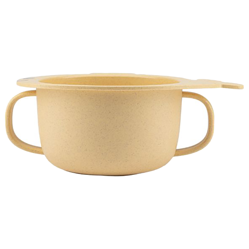 Little Angel Kids Fish Shaped Feeding Bowl Yellow
