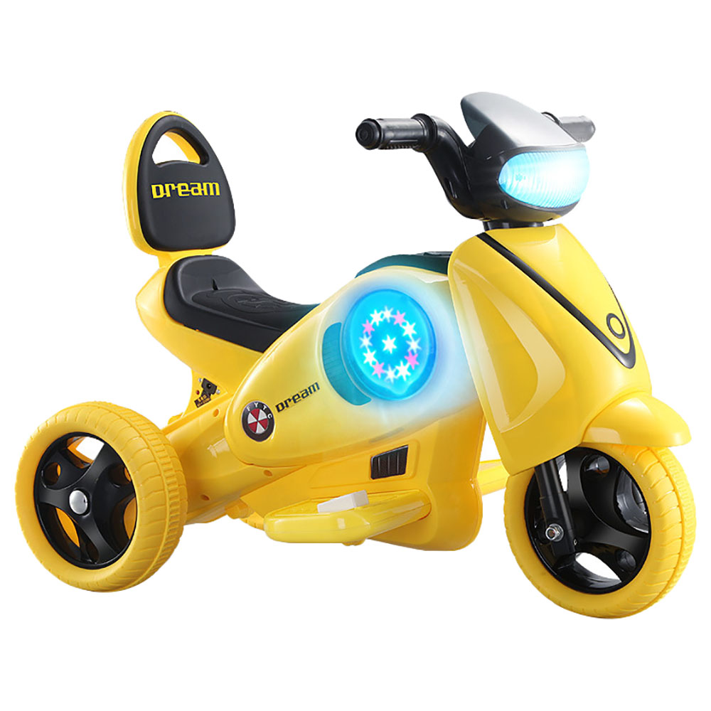 Little Angel Baby Ride On Electric Musical Scooter -Yellow